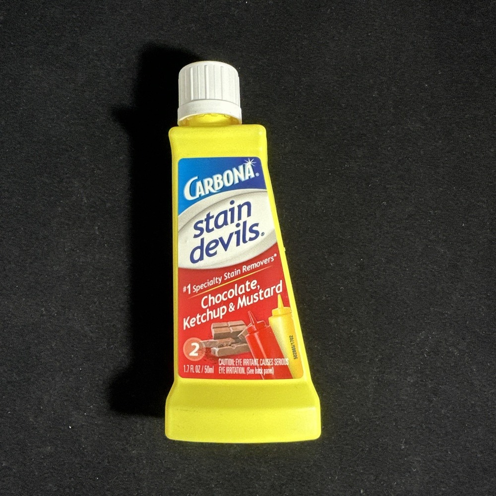 Carbona Stain Remover Unisex 1.7oz Yellow New Chocolate Ketchup Mustard #2